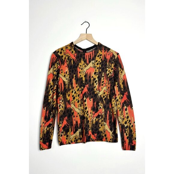 VINTAGE Big Cat Sweater - Picture 1 of 9